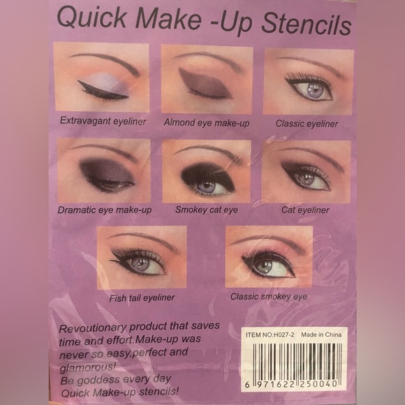 Quick Make-Up stencils - Picture 3 of 7
